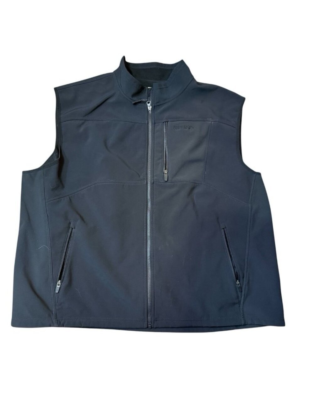 RED HEAD BRAND CO. Men's Full Zip Zipper Pockets Utility Black Vest Size 3XL